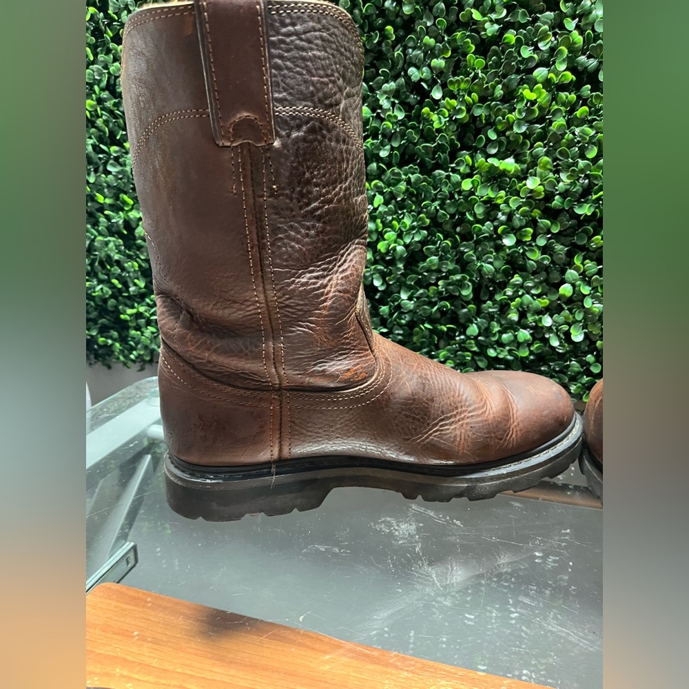 Justin Boots Dark Brown Men's Boots - Picture 8 of 9